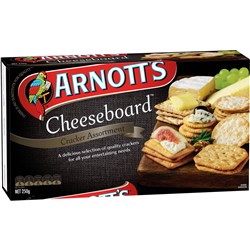BISCUIT CHEESEBOARD 250GM(12) # 993618 ARNOTTS