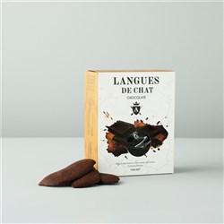 CRACKERS LANGUES DE CHAT CHOCOLATE (6 X 140GM) # 50035 ASTERISK KITCHEN