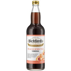 CORDIAL PEACH TEA BICKFORDS 750ML(8) # 500032 BICKFORDS