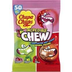 LOLLY INCREDIBLE CHEWS (12 X 175GM) # 21856 CHUPA CHUPS