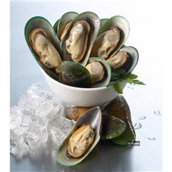 MUSSELS 1/2 SHELL MEDIUM 1KG(10) # 03657 SIMPLOT