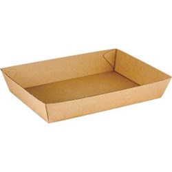 TRAY LARGE #3 BROWN EFLUTE 240S # EC-SB0358 ENVIROCHOICE