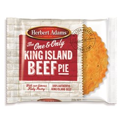 PIE BEEF KING ISLAND (12 X 210GM) # 1000655 HERBERT ADAMS