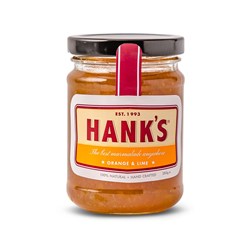 JAM ORANGE LIME MARMALADE 285GM (12) # HJOLM285G HANKS