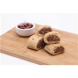 SAUSAGE ROLLS BEEF PARTY GF DF EGG & NUT FREE (30 X 40GM) # MGFG191 MELINDAS