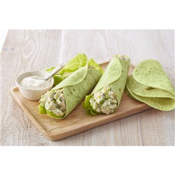 TORTILLA FLOUR SPINACH 12" (6 X 12S) # 1213 MISSION