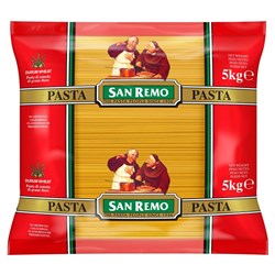 PASTA SPAGHETTI #5 (2 X 5KG) # 01000505 SAN REMO