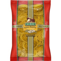 PASTA VERMICELLI EGG NOODLES NO 90 RED (5 X 1KG) # 1009038 SAN REMO