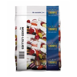 LOLLY PARTY MIX 1KG(10) #VMIXLOL1C TRUMPS