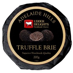 CHEESE TRFFLE BRIE (6 X 200GM) # UDTB200g x 6 UDDER DELIGHTS