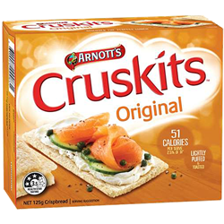 BISCUIT CRUSKITS 125GM(24) # 120210 ARNOTTS