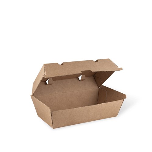 CONTAINER SNACK PACK REGULAR BROWN (175 X 90 X 85MM) 200S # M756S0010 ENDURA