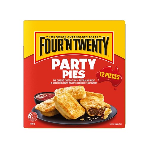 RFG PIE PARTY (6 X 600GM) # 1000461 FOUR N TWENTY