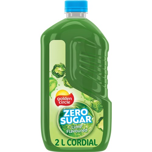 CORDIAL LIME ZERO SUGAR 2LT(6) # 36124 GOLDEN CIRCLE