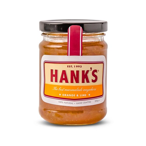 JAM ORANGE LIME MARMALADE 285GM (12) # HJOLM285G HANKS
