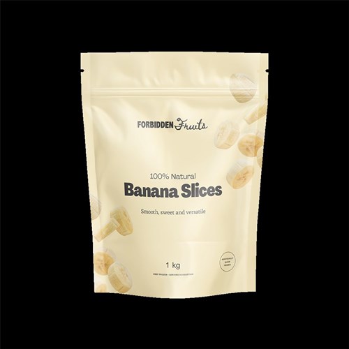 BANANA SLICED I.Q.F 1KG(10) # SI0243 FORBIDDEN FRUIT
