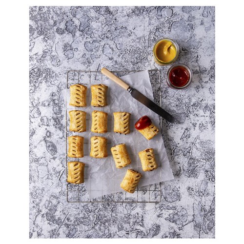 SAUSAGE ROLL PARTY KING ISLAND BEEF (6 X 420GM) # 1000797 HERBERT ADAMS