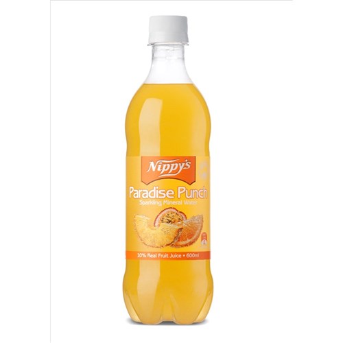 WATER SPARKLING MINERAL (PARADISE PUNCH 12X600ML) # PUNCHMIN600 NIPPYS