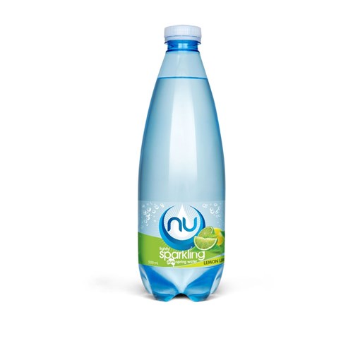 WATER SPARKLING LEMON LIME (12 X 500ML) # 4345 NU PURE