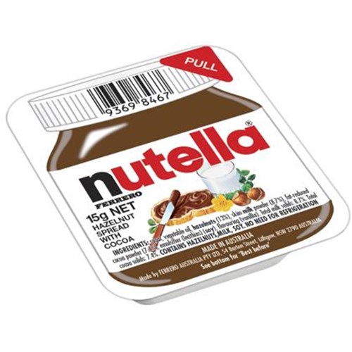 SPREAD CHOCOLATE HAZELNUT PC (12 X 12 X 15GM) # 19300698016283 NUTELLA