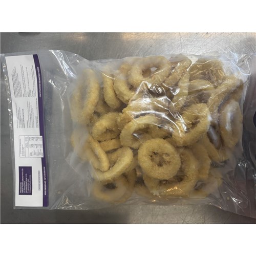 SQUID RINGS NATURAL CRUMBED 1KG(5) # SBSQRNCH OCEAN CHEST