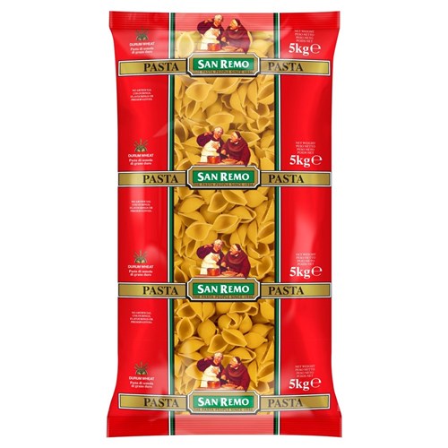 PASTA SHELLS LARGE #29 (2 X 5KG) # 01002905 SAN REMO