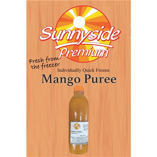 PUREE MANGO BOTTLE 1KG(12) # MANPUR-12X1 SUNNYSIDE