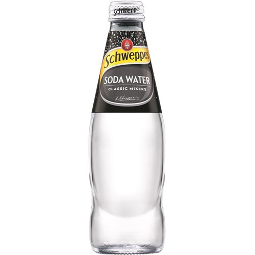 WATER SODA GLASS (24 X 300ML) # 10001400 SCHWEPPES