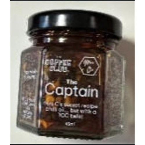TCC CRISPY CHILLI OIL (12 X 45ML) # CAPT THE CAPTAIN COFFEE CLUB